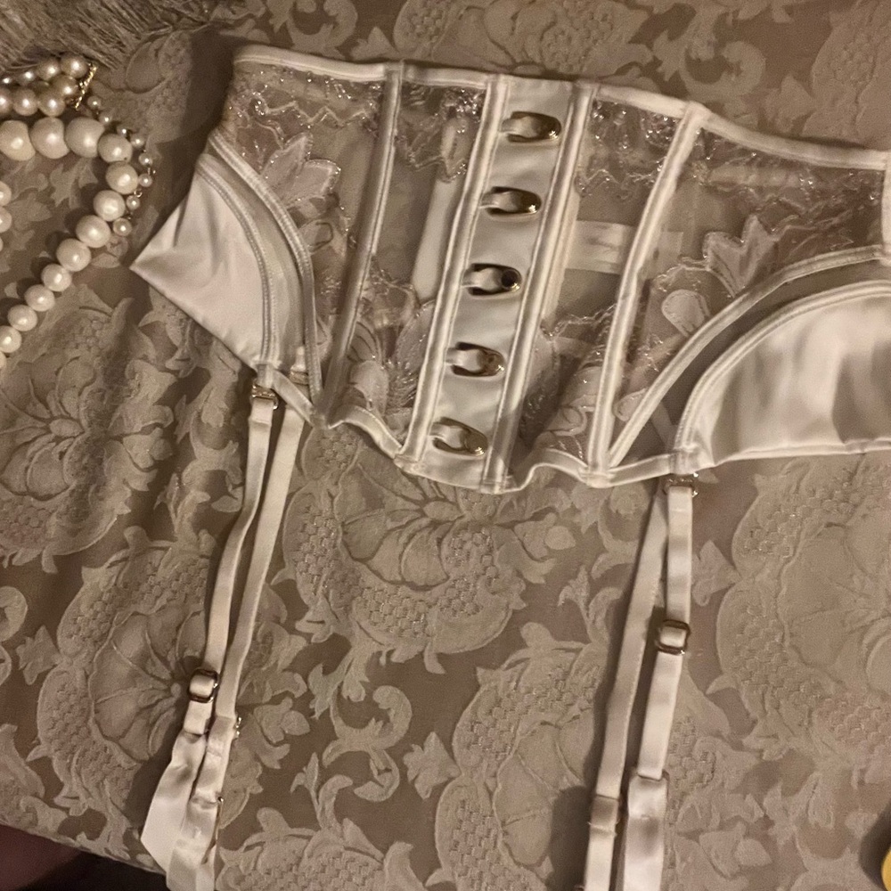 Honey Birdette Louise waspie corset suspender belt with Straps 🤍